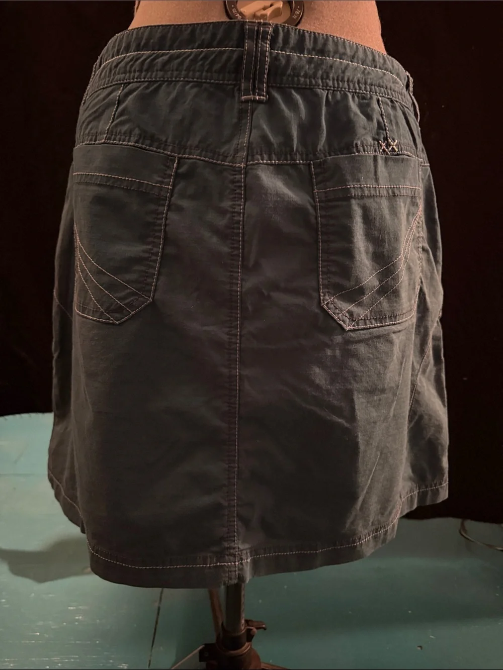 Title Nine Teal Utility Skirt - Picture 3 of 8